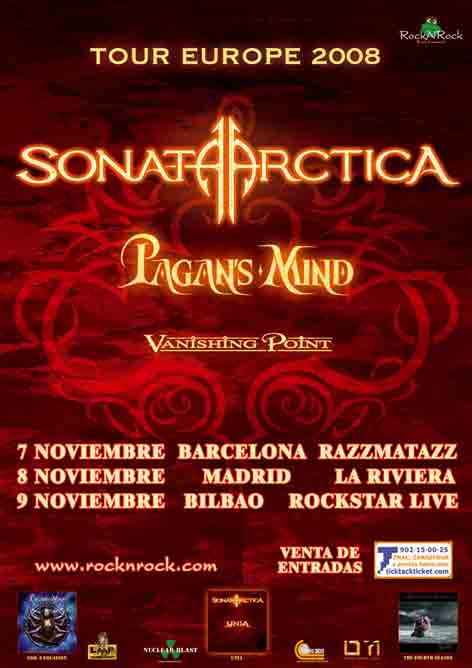 sonata-gira Sonata Arctica