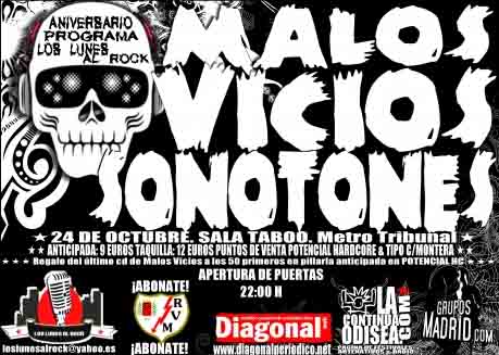 sonotones-malos-vicios Malos Vicios + Sonotones