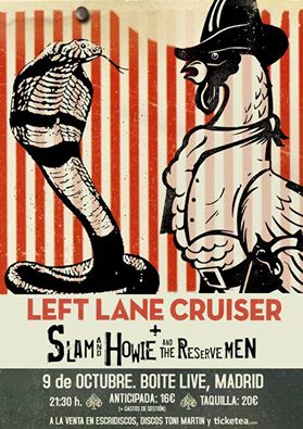 Left Lane Cruiser visitará Madrid el próximo mes de Octubre