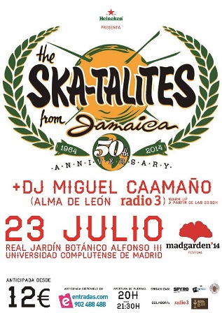 Este miércoles tenemos una cita con The Skatalites en Madrid