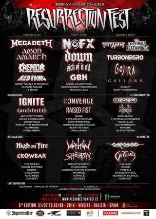 Resurrection Fest: Cambios de última hora