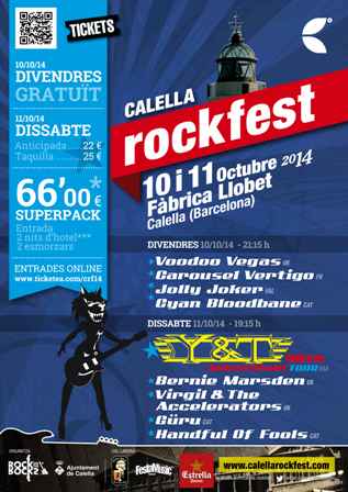 Cerrado el cartel del Calella Rock Fest 2014