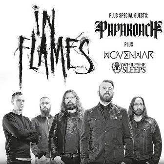 Papa Roach se incorporan a la gira de In Flames por Europa