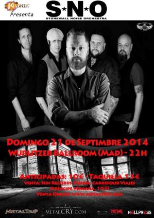 Os desvelamos los teloneros de Stonewall Noise Orchestra