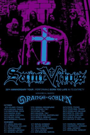 Saint Vitus en Gira con Orange Goblin en la Península