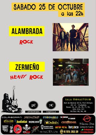 Alambrada y Zermeño en Barcelona el 25 de Octubre