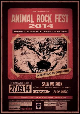 Otro año más disfrutaremos del Animal Rock Fest en la capital