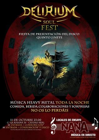 Presentación de Delirium Soul en Ciudad Real