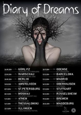 Gira por la península de los alemanes Diary of Dreams