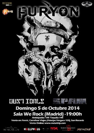 Fecha de los británicos Furyon en la We Rock de Madrid