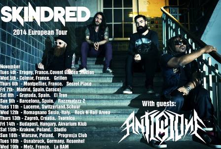 Ya tenemos teloneros para la gira de Skindred por la península