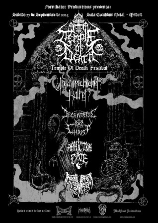 Este sábado 27 de Septiembre el Temple of Death Festival en Madrid