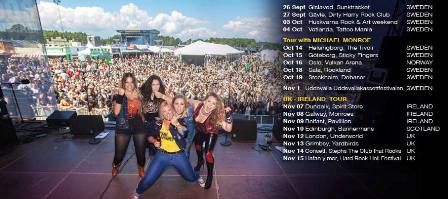 Fechas de Thundermother en Europa