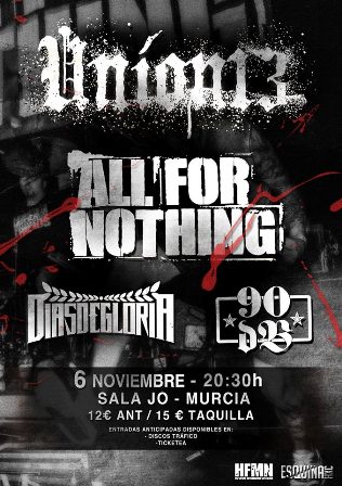Otro gran concierto en Murcia organizado por HFMN y Esquina HXC