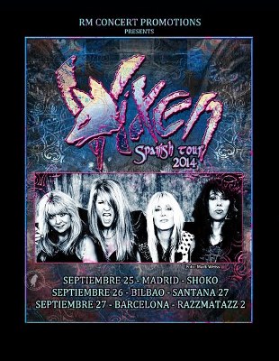Oferta en las entradas para el concierto de Vixen en Bilbao
