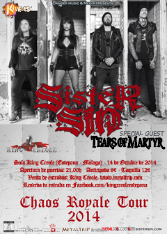 Sister Sin abre su Gira en Estepona (Málaga)