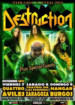 Destruction en Zaragoza en Noviembre
