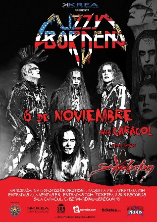 Cambio de Sala del concierto de Lizzy Borden en Madrid