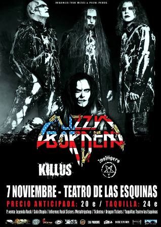 Fecha de Lizzy Borden en Zaragoza