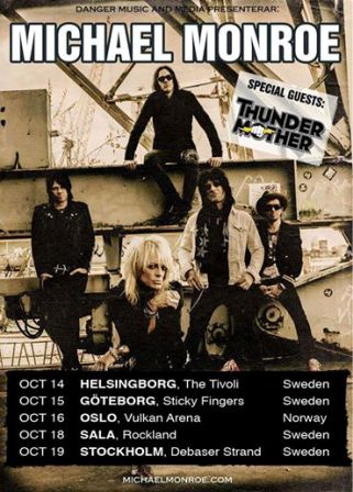 Thundermother de Gira con Michael Monroe