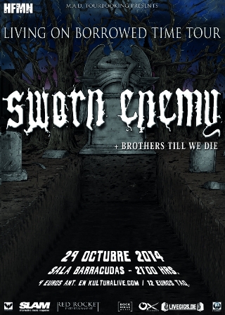 Sworn Enemy esta a punto de aterrizar en España