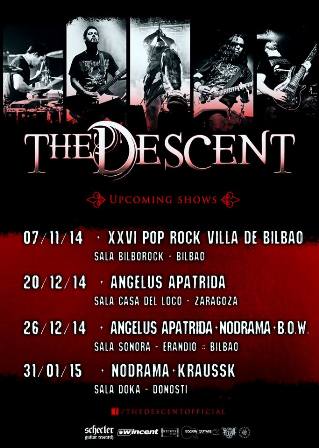 Fechas de la gira de The Descent