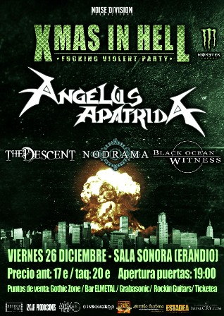 Angelus Apatrida en el Xmas in Hell Party