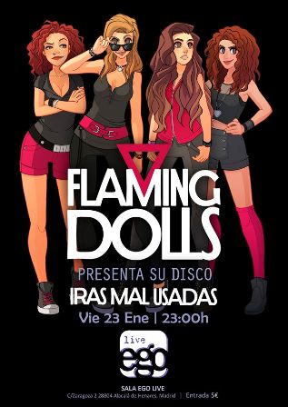Fecha de Flaming Dolls es Alcalá de Henares este fin de semana