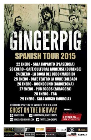 Gira española de Gingerpig
