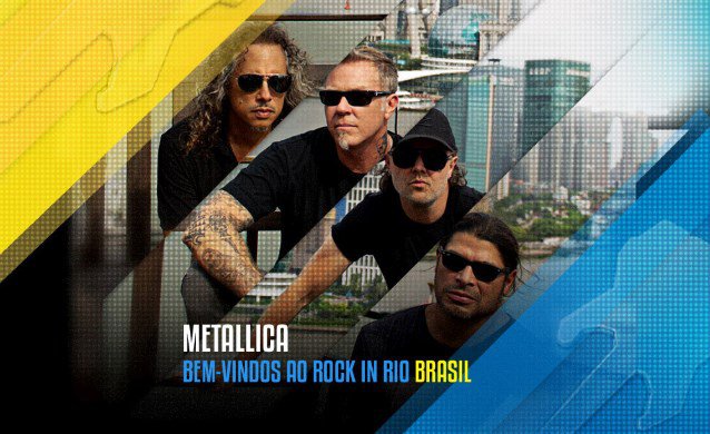 Metallica confirmados en el Rock in Río Brasil 2015