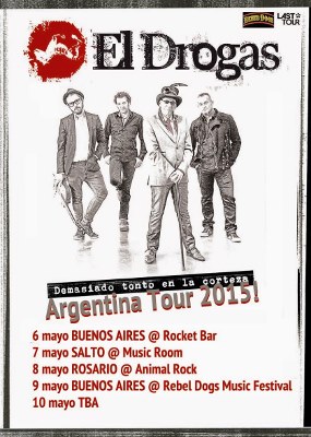 Fechas por Argentina de El Drogas