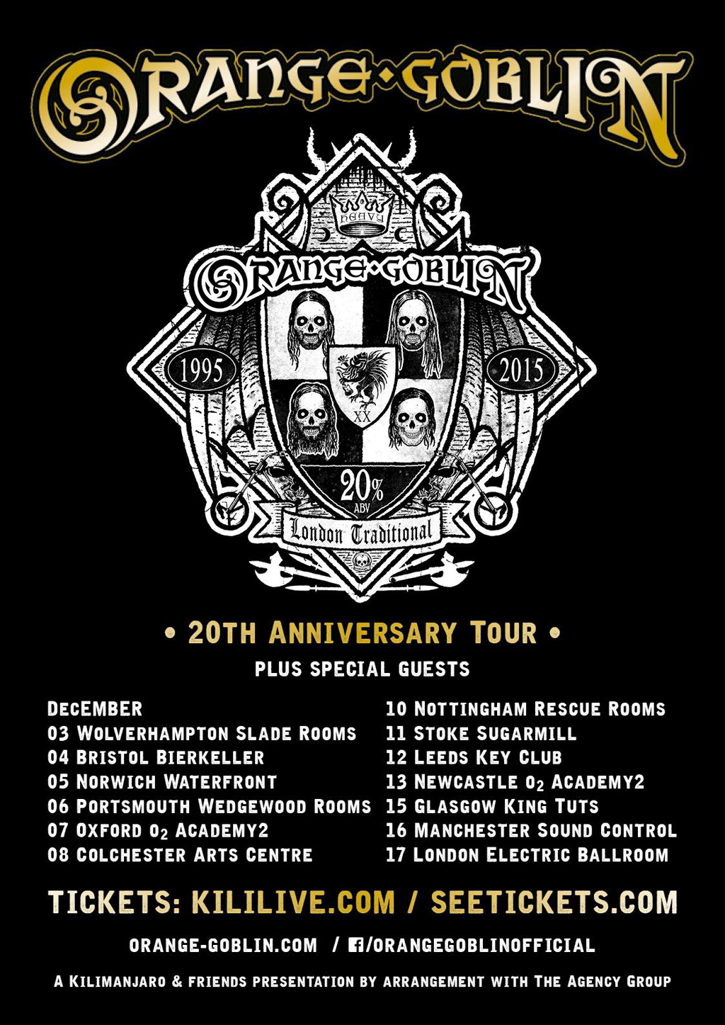 Orange Goblin anuncia gira aniversario