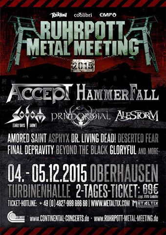 Información del Ruhrpott Metal Meeting de Alemania