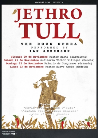 Jethro Tull: The rock opera en España