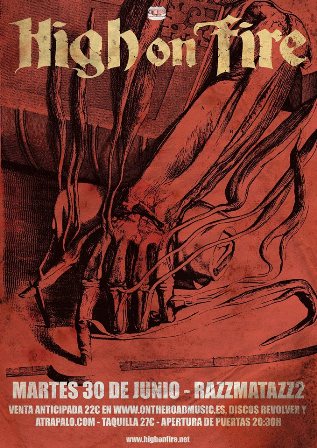High On Fire en Barcelona