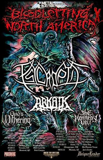 Psycroptic revela fechas para “Bloodletting North America”