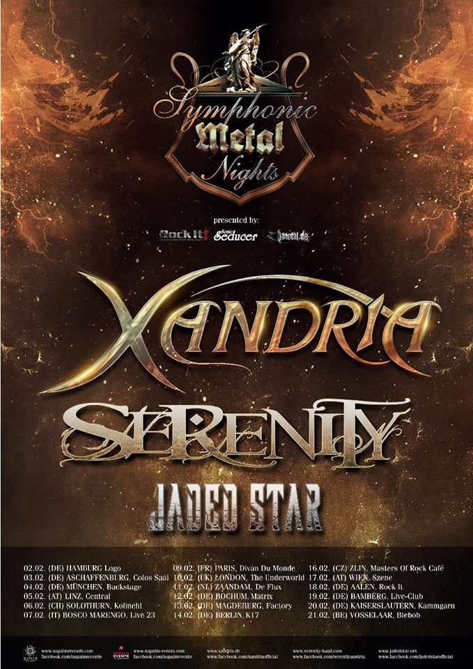 Arranca el «Symphonic Metal Nights» Tour de Xandria