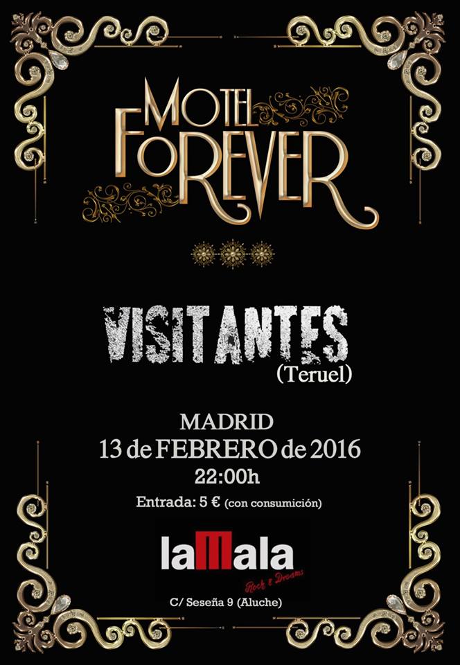 Hoy en Madrid, concierto de Visitantes con Motel Forever