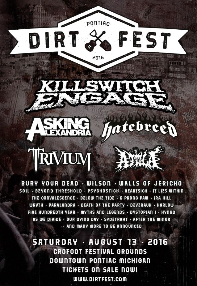 Killswitch Engage encabezan el Dirt Fest 2016