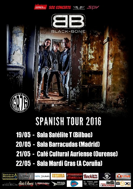 Fechas en España de los Black Bone