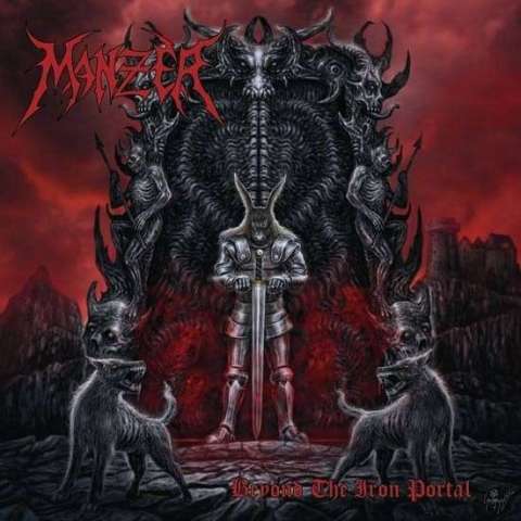 Edición de Manzer en cassette, de su álbum «Beyond The Iron Portal»