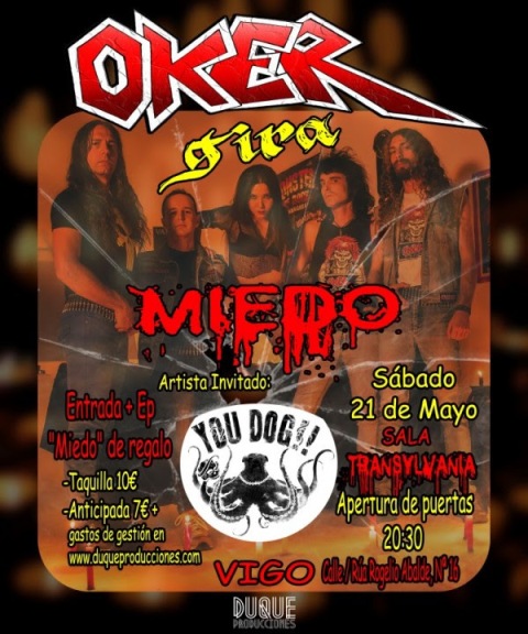 Oker y su Gira Miedo en Vigo