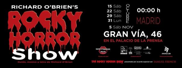 El musical Rocky Horror Show en la Gran Vía de Madrid este mes de octubre y noviembre