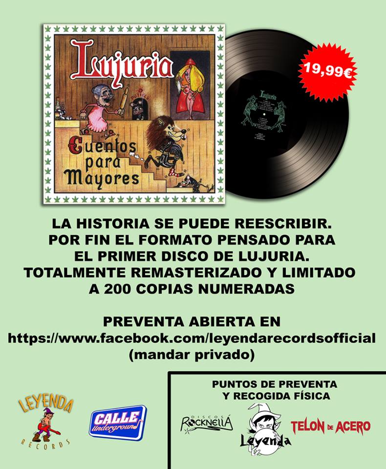 Novedades en Lujuria