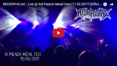 Nuevo video en directo de Necrophiliac