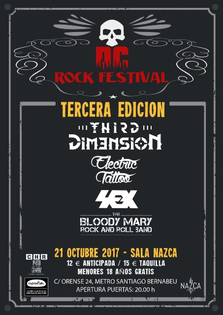 Publicado el cartel del III D.C. Rock Fest 2017