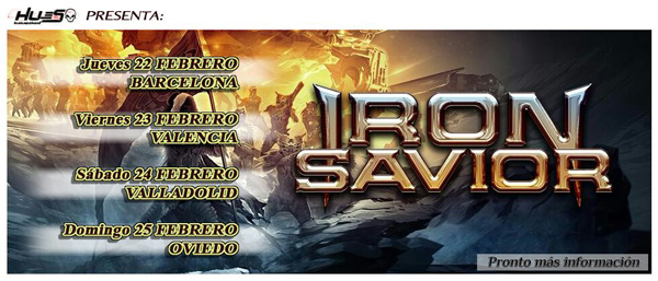 Confirmada gira de Iron Savior en España