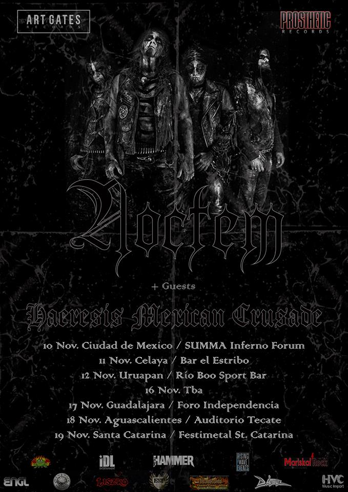 Fechas de la gira de Noctem por México