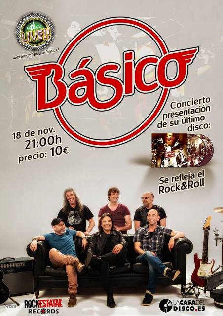 Presentación de Basico en Madrid el 18 de noviembre