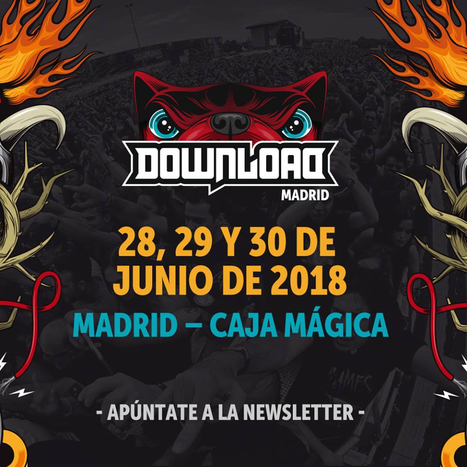 Fechas de la edición 2018 del Download Madrid